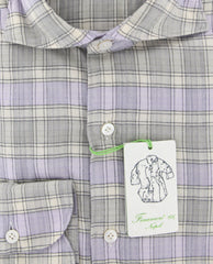 Finamore Napoli Cream Window Shirt - Extra Slim - (F112181) - Parent