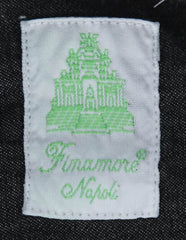 Finamore Napoli Dark Gray Shirt - Extra Slim - S/S - (27WAS12000303)