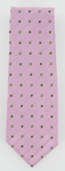 Finamore Napoli Pink Silk Tie