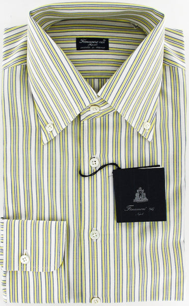 Finamore Napoli Yellow Shirt 15.75/40