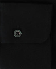 Finamore Napoli Black Shirt - 15.5 US / 39 EU