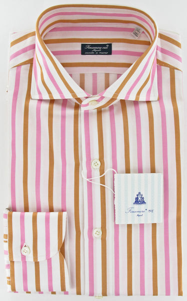 Finamore Napoli Pink Shirt 15.75/40