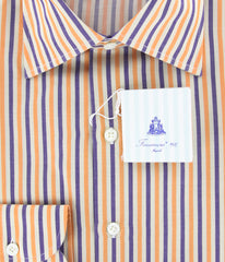 Finamore Napoli Orange Shirt 15.75/40