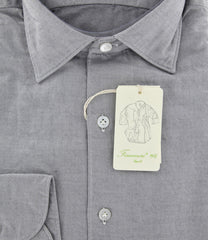 Finamore Napoli Light Gray Shirt L/L