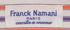 New $425 Franck Namani Orange Striped Shirt - Full - 16/41 - (24DAN81011603)