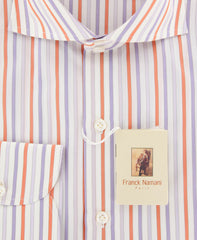 New $425 Franck Namani Lavender Purple Shirt - Full - 16/41 - (24DAN81012201)