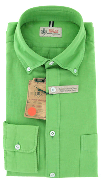 Luigi Borrelli Green Shirt M/M