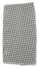 Luigi Borrelli Green Linen Blend Long Scarf - 77" x 27"