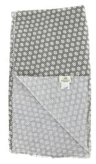 Luigi Borrelli Green Linen Blend Long Scarf - 77" x 27"