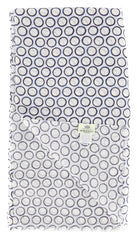 Luigi Borrelli Blue Linen Blend Long Scarf - 78" x 27"