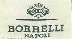 Luigi Borrelli Blue Linen Blend Long Scarf - 78" x 27"