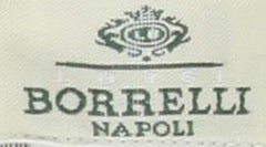 Luigi Borrelli Green Linen Blend Long Scarf - 77" x 27"