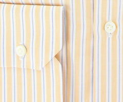 Luigi Borrelli Orange Striped Cotton Shirt - Slim - (GB5714) - Parent