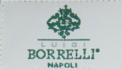 Luigi Borrelli Green Striped Cotton Shirt - Extra Slim - (GB5811) - Parent