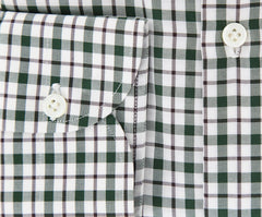 Luigi Borrelli Green Plaid Shirt - Extra Slim - (GB7426) - Parent