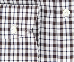 Luigi Borrelli Brown Plaid Cotton Shirt - Extra Slim - (GB7482) - Parent