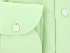 Luigi Borrelli Green Striped Shirt - Extra Slim - (GB5865) - Parent