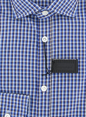 Giampaolo Blue Plaid Shirt - Extra Slim - (218TS147273FA) - Parent