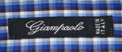 Giampaolo Blue Plaid Shirt - Extra Slim - (218TS147273FA) - Parent