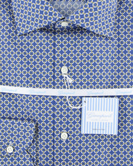 Giampaolo Blue Fancy Shirt - Extra Slim - (GP608TS1673NYOPT3) - Parent