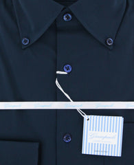 Giampaolo Dark Blue Solid Shirt - Extra Slim - (608TS51777STEF) - Parent