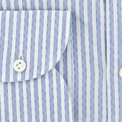 Giampaolo Blue Striped Shirt - Extra Slim - (GP618175771MATPT1) - Parent