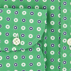 Giampaolo Green Polka Dot Shirt - Extra Slim - (GP61817675FELIPT1) - Parent