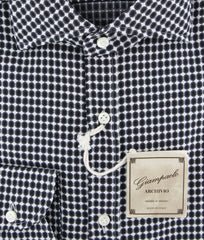 Giampaolo Black Fancy Shirt - Extra Slim - (GP61822691ETTOPT1) - Parent
