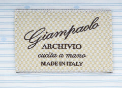 Giampaolo Light Blue Striped Shirt - Extra Slim - (GP61821257AL10STPT1) - Parent
