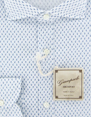 Giampaolo Blue Paisley Shirt - Extra Slim - (GP618213275CLAUDPT1) - Parent