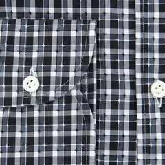 Giampaolo Black Plaid Shirt - Extra Slim - (GP61821739MASSPT1) - Parent