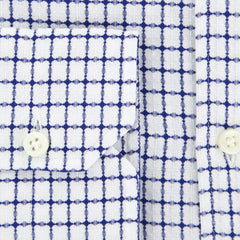 Giampaolo Dark Blue Check Shirt - Extra Slim - (GP61826175ADAMPT3) - Parent