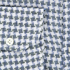 Giampaolo Gray Houndstooth Shirt - Extra Slim - (GP61826415FELIPT1) - Parent