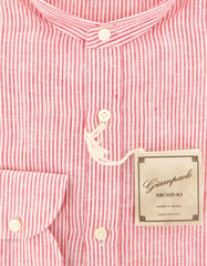 Giampaolo Red Striped Shirt - Extra Slim - (GP61859441ADAMPT1) - Parent