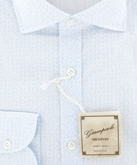 Giampaolo Light Blue Cotton Shirt - Extra Slim - (618TS213274FAB) - Parent