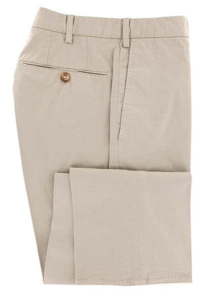 New $400 Incotex Beige Solid Pants - Extra Slim - 44/60 - (1AGW3991561417)