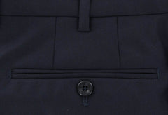 Incotex Navy Blue Solid Pants - Slim - 42/58 - (1AT03510393820)