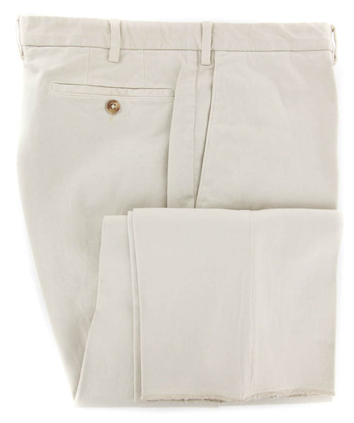 New Incotex Beige Solid Pants - Slim - 42/58 - (1AW35S4077617)
