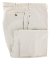 New Incotex Beige Solid Pants - Slim - 42/58 - (1AW35S4077617)