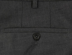 New Incotex Charcoal Gray Solid Pants - Slim - 42/58 - (PNTX16)