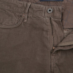 Incotex Brown Solid Pants - Slim - (RAYC40323436) - Parent