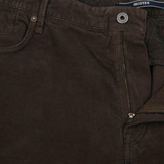 Incotex Brown Solid Pants - Slim - (RAYC40323626) - Parent