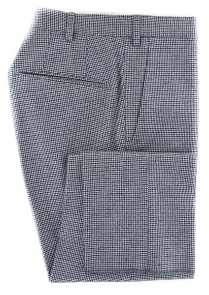 Incotex Light Gray Check Wool Blend Pants - Slim - (896) - Parent