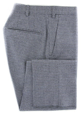 Incotex Light Gray Check Wool Blend Pants - Slim - (896) - Parent
