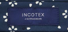 Incotex Midnight Navy Blue Solid Pants - Slim - (I13182) - Parent