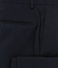 Incotex Midnight Navy Blue Solid Pants - Slim - (IN00301633820) - Parent