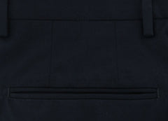 Incotex Midnight Navy Blue Solid Pants - Slim - (IN00301633820) - Parent