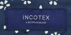 Incotex Midnight Navy Blue Melange Pants - Slim - (CH) - Parent