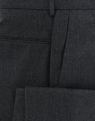 Incotex Charcoal Gray Melange Pants - Slim - (IN1116176) - Parent