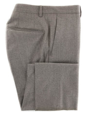 Incotex Beige Solid Wool Blend Pants - Slim - (885) - Parent